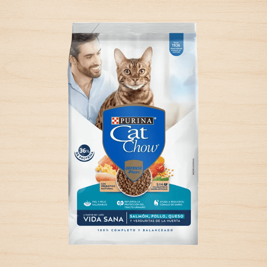 Cat Chow Vida Sana Salmón Adultos - Golmos