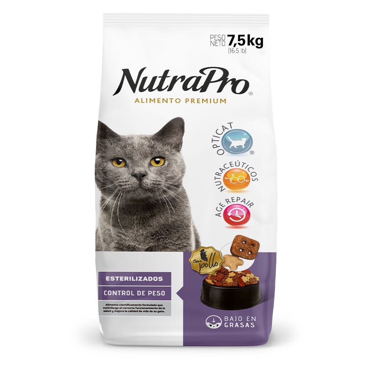 Nutra Pro Esterilizados y Control de Peso - Golmos