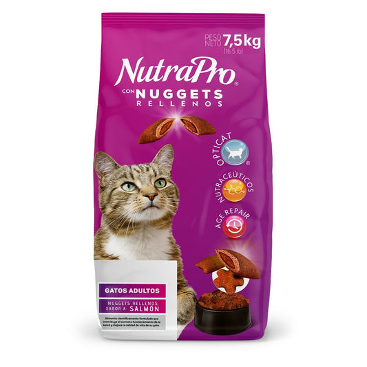 Nutra Pro Nuggets de Salmon Adultos Todas las Razas - Golmos