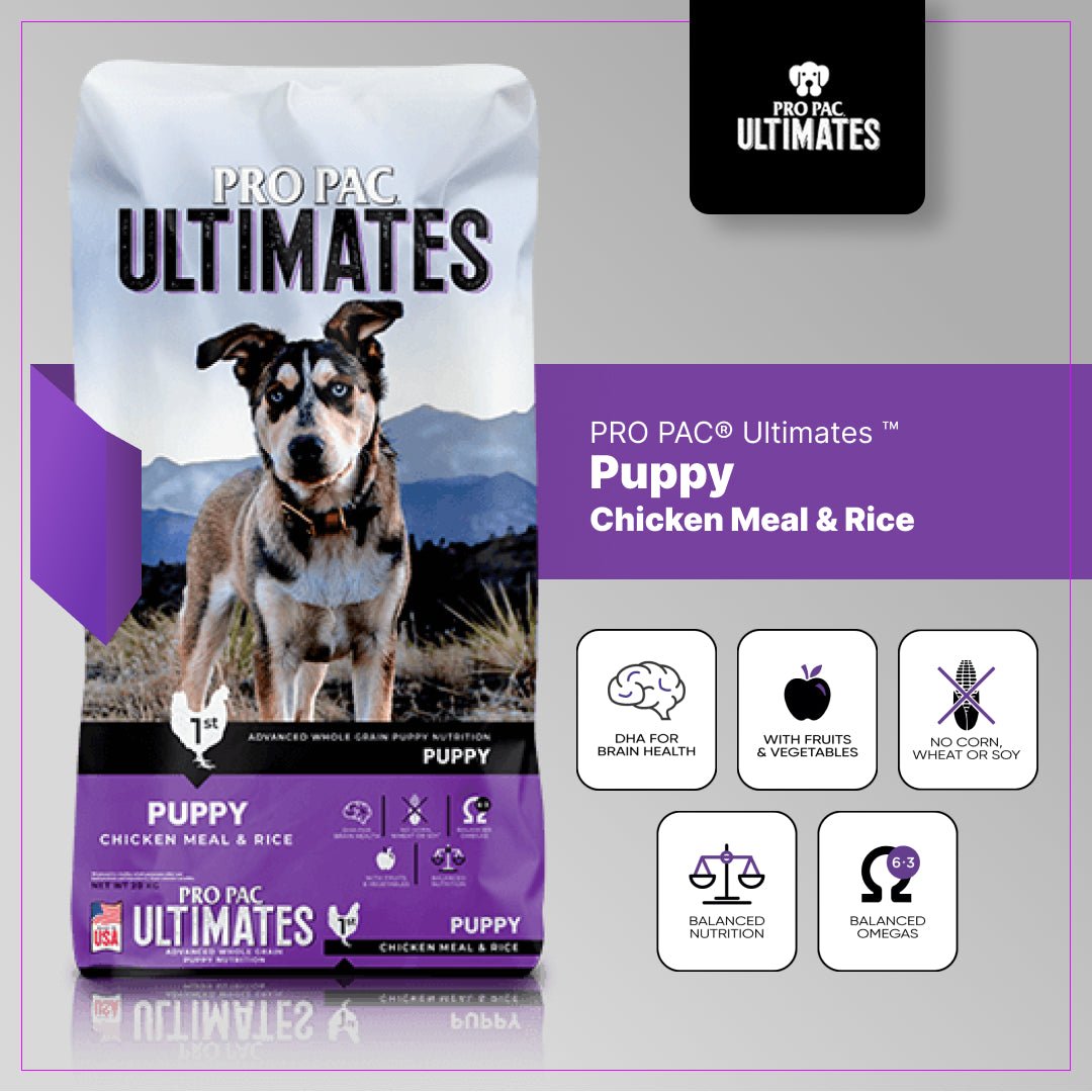 Pro Pac Ultimates Puppy - Chicken & Brown Rice - Golmos