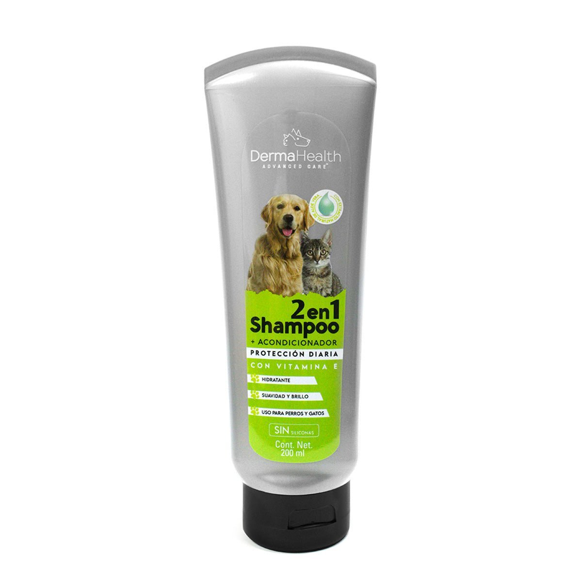 Shampoo Derma Health Perros y Gatos Advance Care 2 En 1 - Golmos
