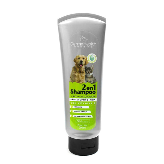 Shampoo Derma Health Perros y Gatos Advance Care 2 En 1 - Golmos