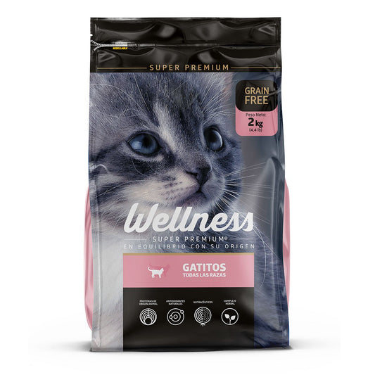 Wellness Salmon Gatitos Todas las Razas - Golmos